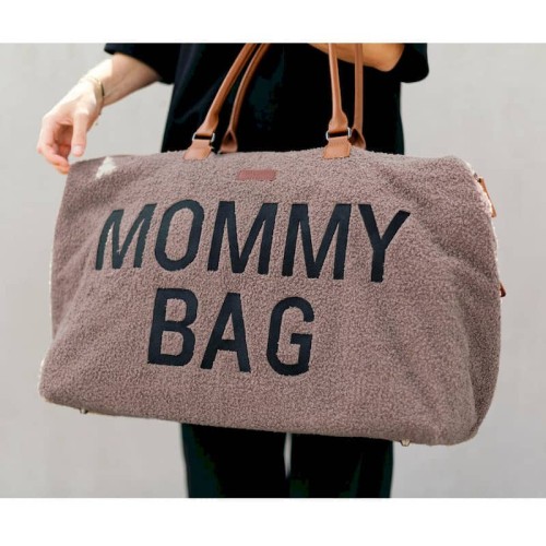 Torba Mommy Bag Teddy Soft Brown Childhome