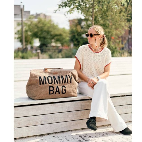 Torba Mommy Bag Teddy Soft Brown Childhome
