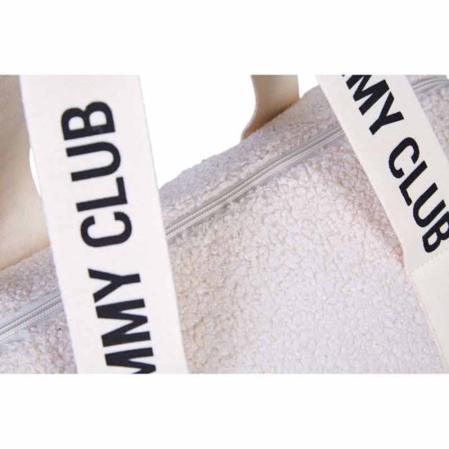 Childhome Torba do wózka Mommy Club Signature Teddy White