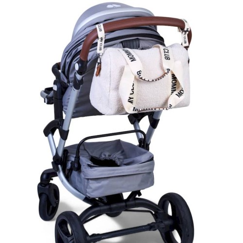 Torba do wózka Mommy Club Signature Teddy White Childhome