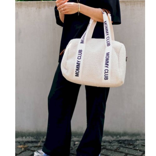 Torba do wózka Mommy Club Signature Teddy White Childhome