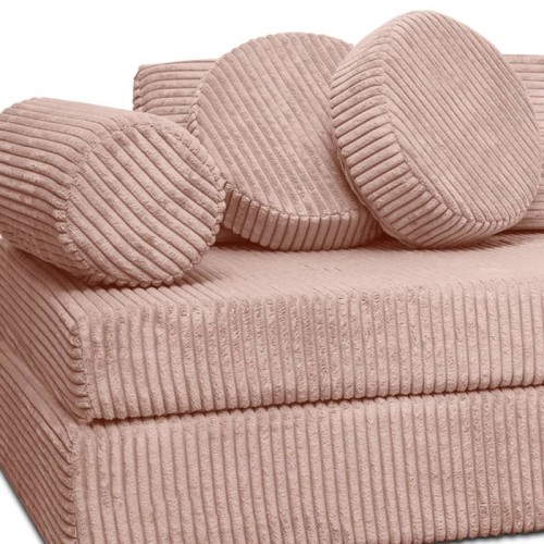 Sofa modułowa do zabawy Montessori pudrowy róż Kotey