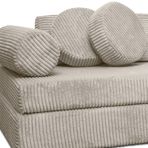 Sofa modułowa do zabawy Montessori kremowa Kotey