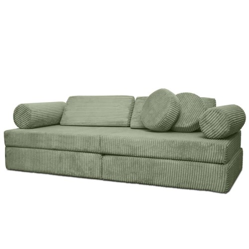 Sofa modułowa do zabawy Montessori pistacjowa Kotey