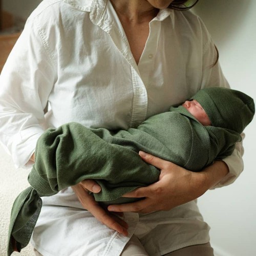 Zestaw merino amori amori Cozy oliwkowy