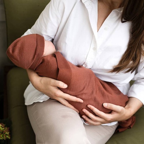 Zestaw wełna merino Cozy terrakota yarnami