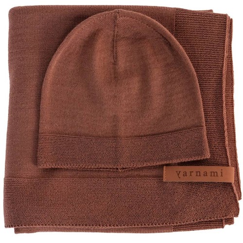 yarnami Zestaw wełna merino Cozy terrakota