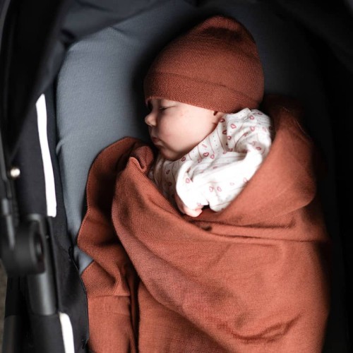 Zestaw wełna merino Cozy terrakota yarnami