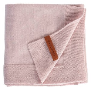 Kocyk merino Cozy delikatny róż Amori Amori