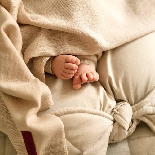 Kocyk merino amori amori Cozy 85x85 piaskowy