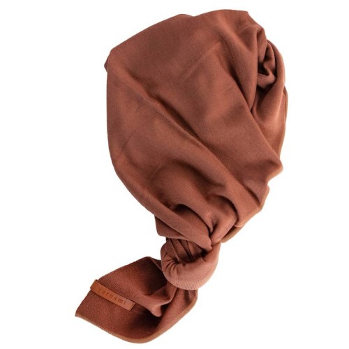 Kocyk merino amori amori Cozy 85x85 terrakota