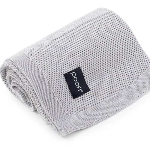 Kocyk bambusowy PUUKI Faro 85x85 jasny szary