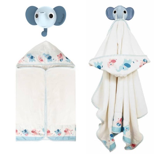 Zestaw kąpielowy prysznic słonik niebieski yookidoo