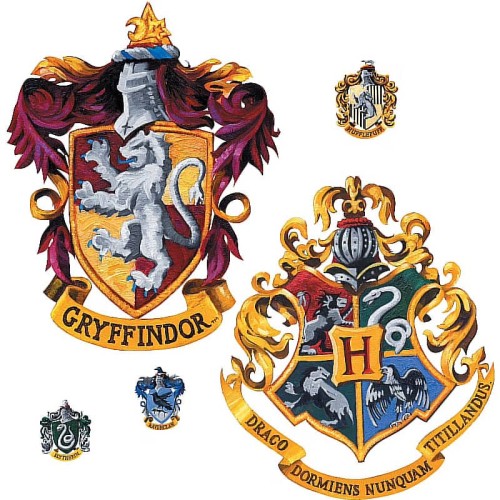 Naklejka Harry Potter herb Hogwartu RoomMates