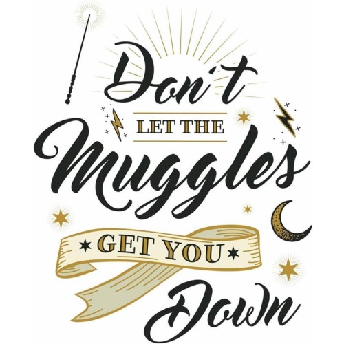 Naklejka Harry Potter cytat z mapy RoomMates