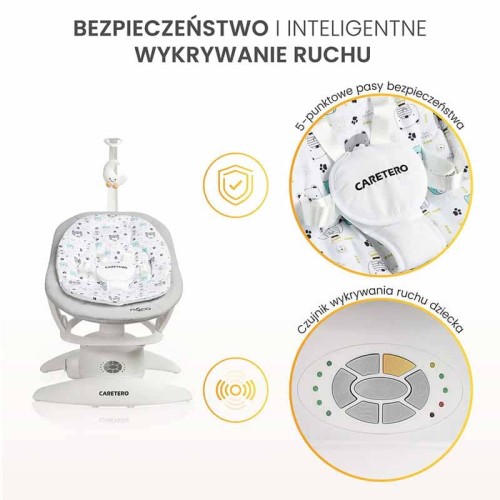 Bujaczek elektryczny NOCO 2w1 z melodiami i obrotowym siedziskiem