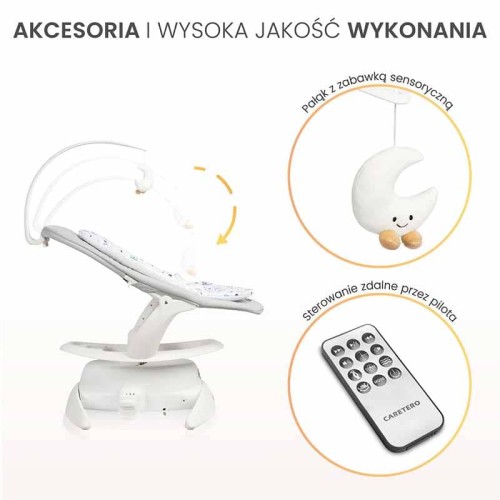 Bujaczek elektryczny NOCO 2w1 z melodiami i obrotowym siedziskiem