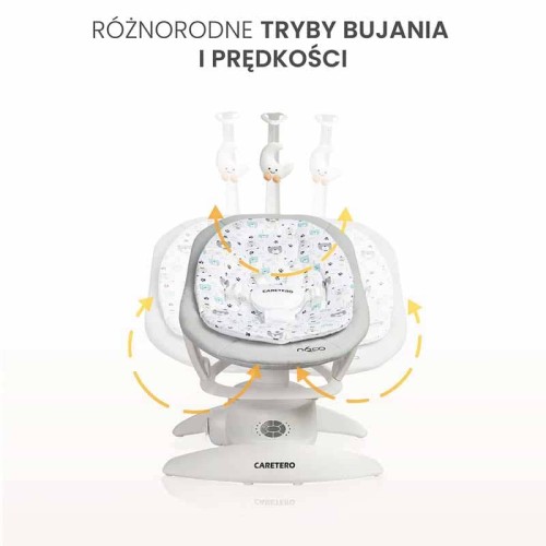 Bujaczek elektryczny NOCO 2w1 z melodiami i obrotowym siedziskiem
