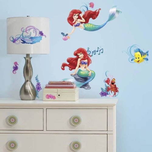 Naklejka Ariel i przyjaciele Disney RoomMates