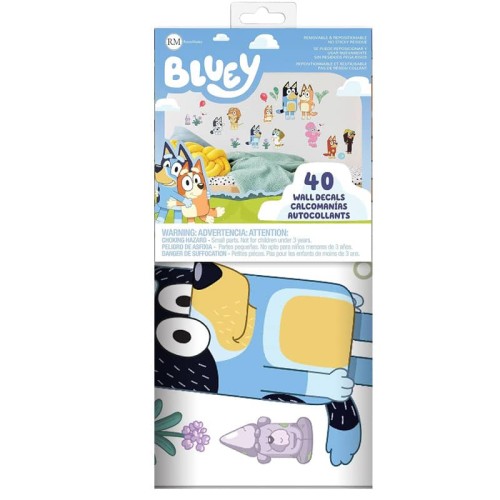 Naklejki Bluey rodzina i przyjaciele RoomMates