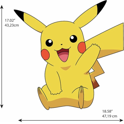 Naklejki Pokemon Pikachu RoomMates