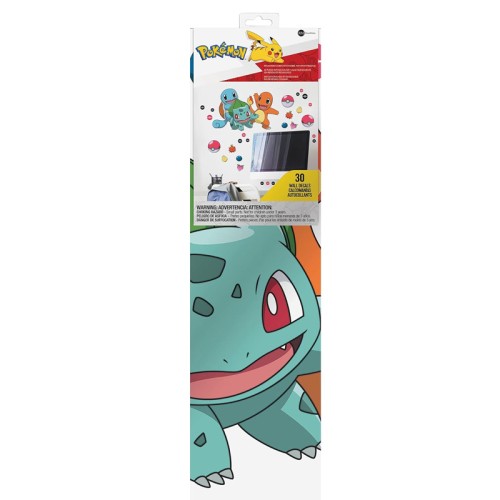 Naklejki Pokemon Squirtle-Charmander i Bulbasaur RoomMates