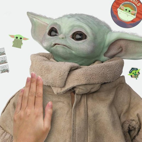 Naklejki Gwiezdne wojny Baby Yoda RoomMates