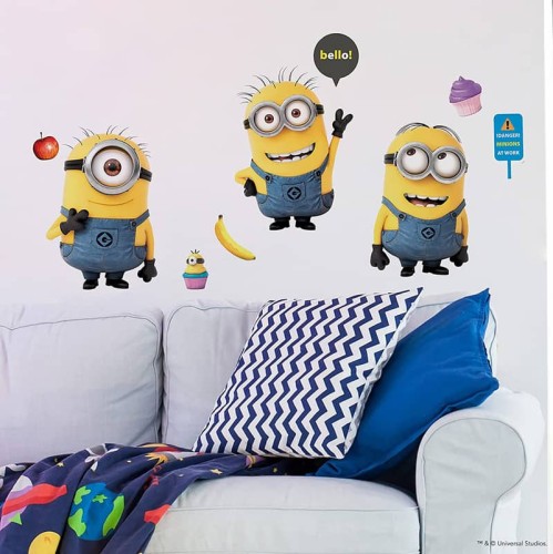 Naklejka Minionki Jak ukraść księżyc RoomMates