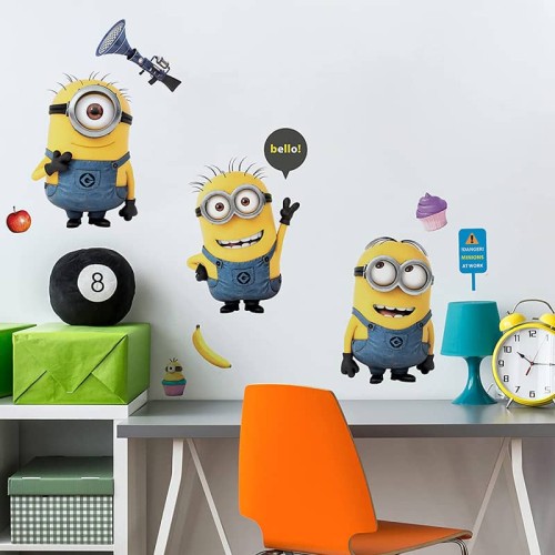 Naklejka Minionki Jak ukraść księżyc RoomMates