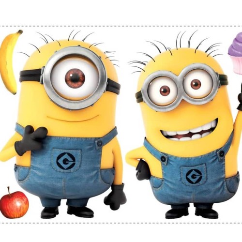 Naklejka Minionki Jak ukraść księżyc RoomMates