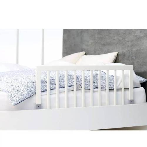 Barierka do łóżka drewniana biała BabyDan