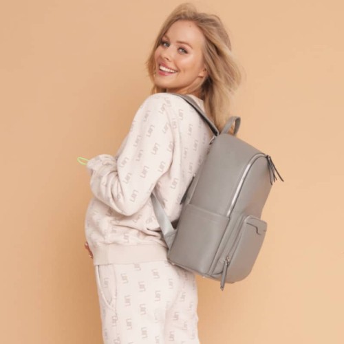 Joissy-Plecak dla mamy MOON light grey