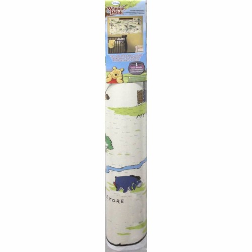 Naklejka mapa Stumilowego lasu Puchatka RoomMates