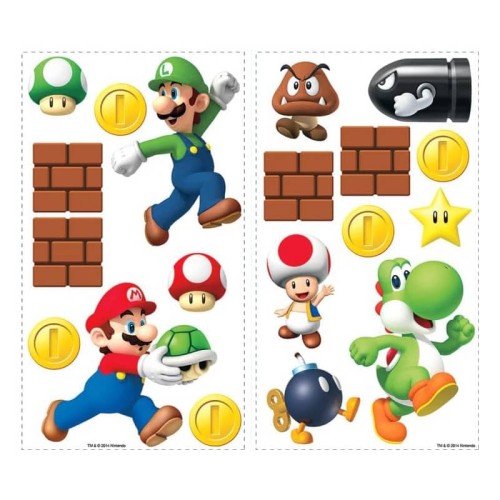 Naklejki Mario Bros RoomMates