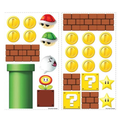 Naklejki Mario Bros RoomMates