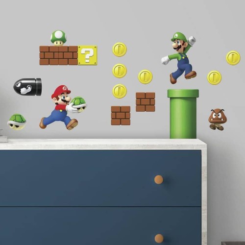 Naklejki Mario Bros RoomMates