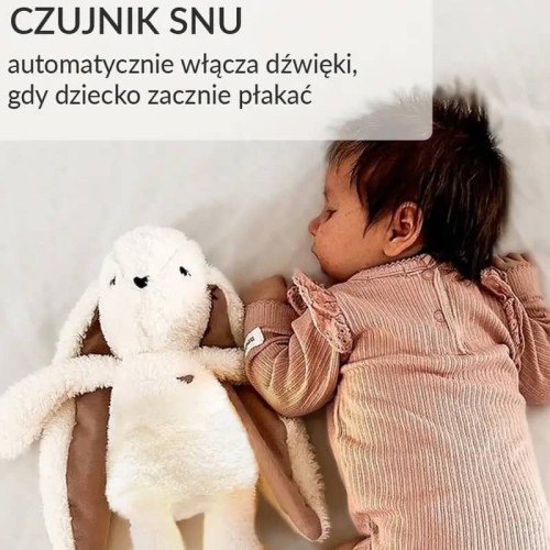 Szumiś królik beż z lampką 5w1 Szumisie