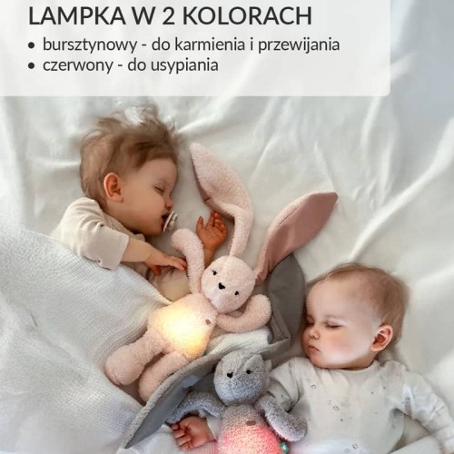 Szumiś królik róż z lampką 5w1 Szumisie