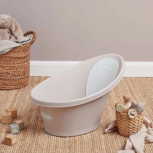 Shnuggle Wanienka dla Niemowlaka z Odpływem Baby Taupe