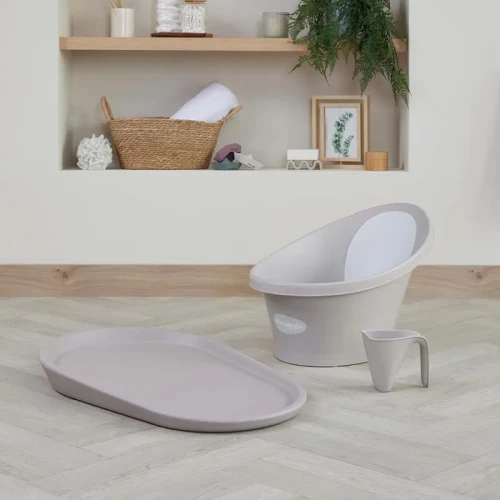 Wanienka dla niemowlaka z odpływem Baby taupe Shnuggle