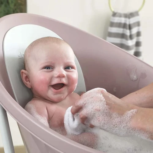 Wanienka dla niemowlaka z odpływem Baby taupe Shnuggle