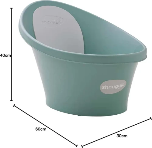 Wanienka dla niemowlaka z odpływem Baby eucalyptus Shnuggle