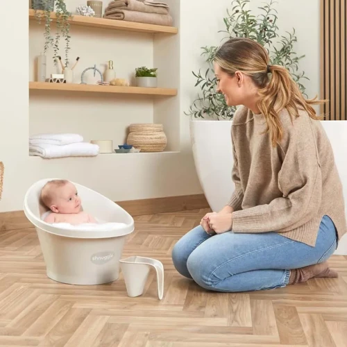 Wanienka dla niemowlaka z odpływem Eco Baby Cookies Shnuggle