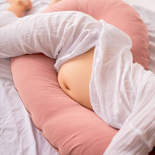 Poduszka ciążowa PUUKI kolor: herbaciana róża