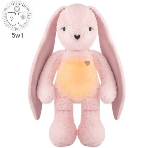 Szumisie królik różowy z lampką 5w1