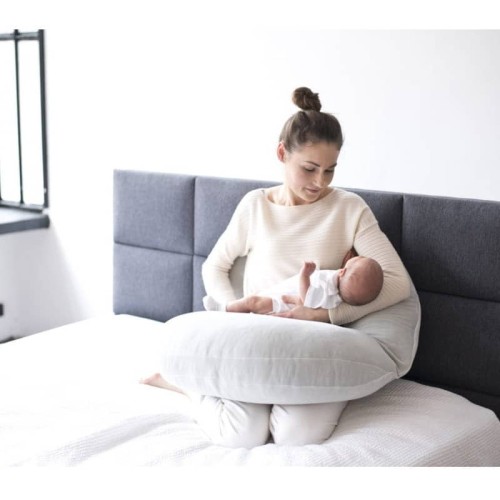Poduszka ciążowa Premium szara Motherhood