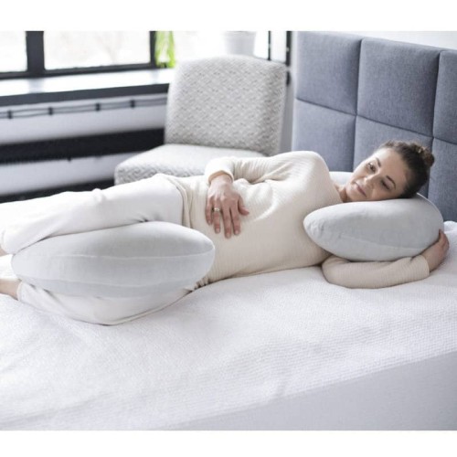 Poduszka ciążowa Premium szara Motherhood