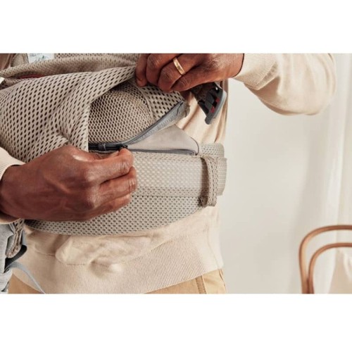 BABYBJORN - nosidełko Harmony 3D Mesh, Szary Beż
