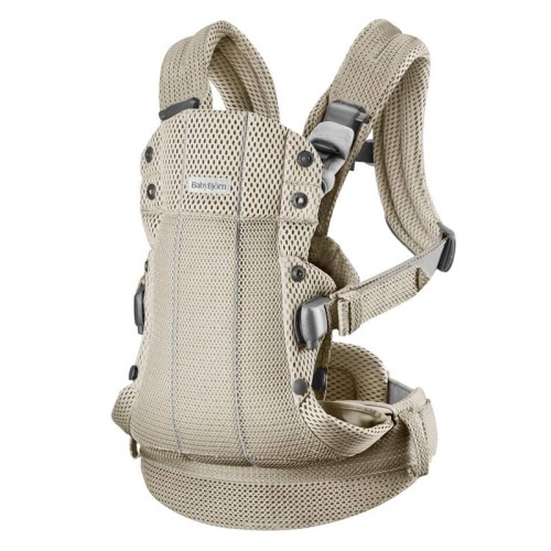 Nosidełko Harmony 3D Mesh szary beż BabyBjorn