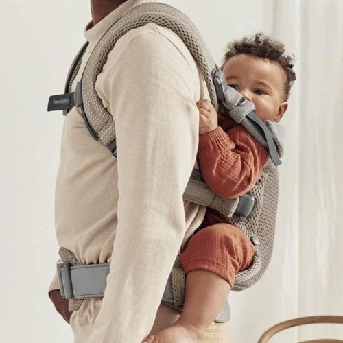 Nosidełko Harmony 3D Mesh szary beż BabyBjorn
